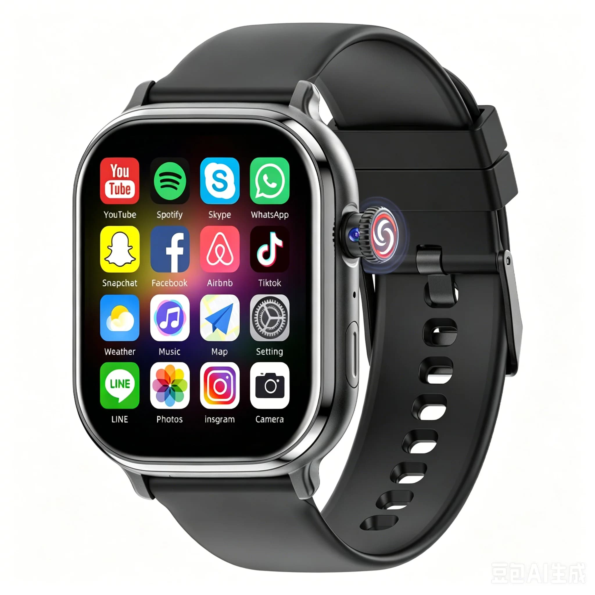 VP69 Android 15.0 2.39inch Amoled 5G full Netcom Smartwatch Smart Watches With 8MP 200° Rotating Camera GPS WIFI Sim Card Slot