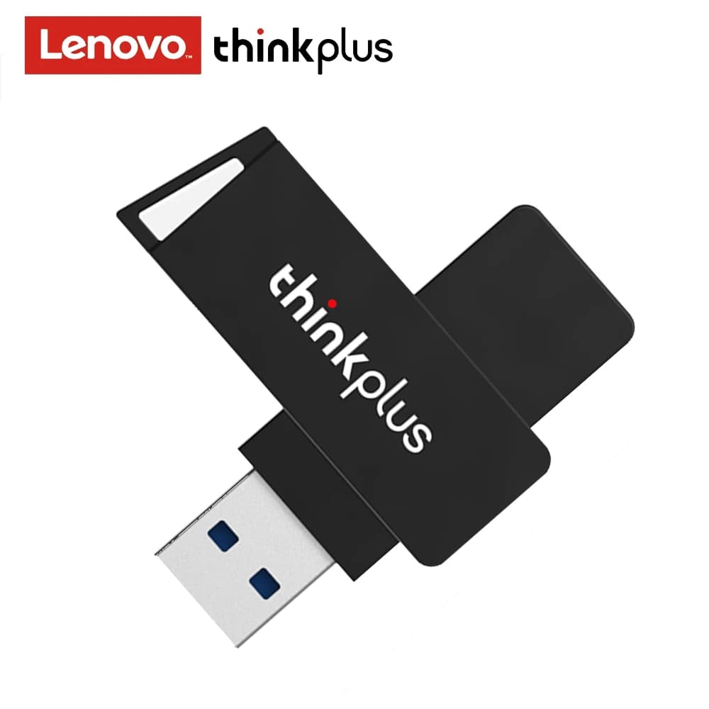 Thinkplus MU241 USB3.0 Chiavetta USB in Metallo Girevole, Pen Drive 32GB/64GB/128GB/256GB/512GB, Memoria ad Alta Velocità