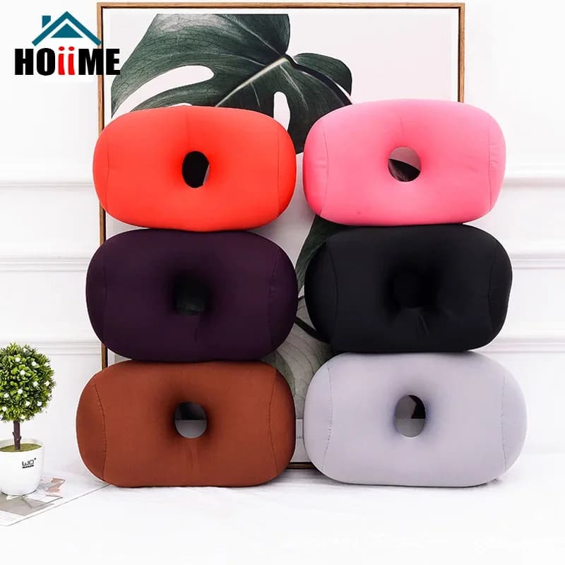 Head Bearing Micro Mini Micro Pearl Back Pillow Office Piston Bearing Head Bearing Comfortable Travel Pillow Bed Decoration