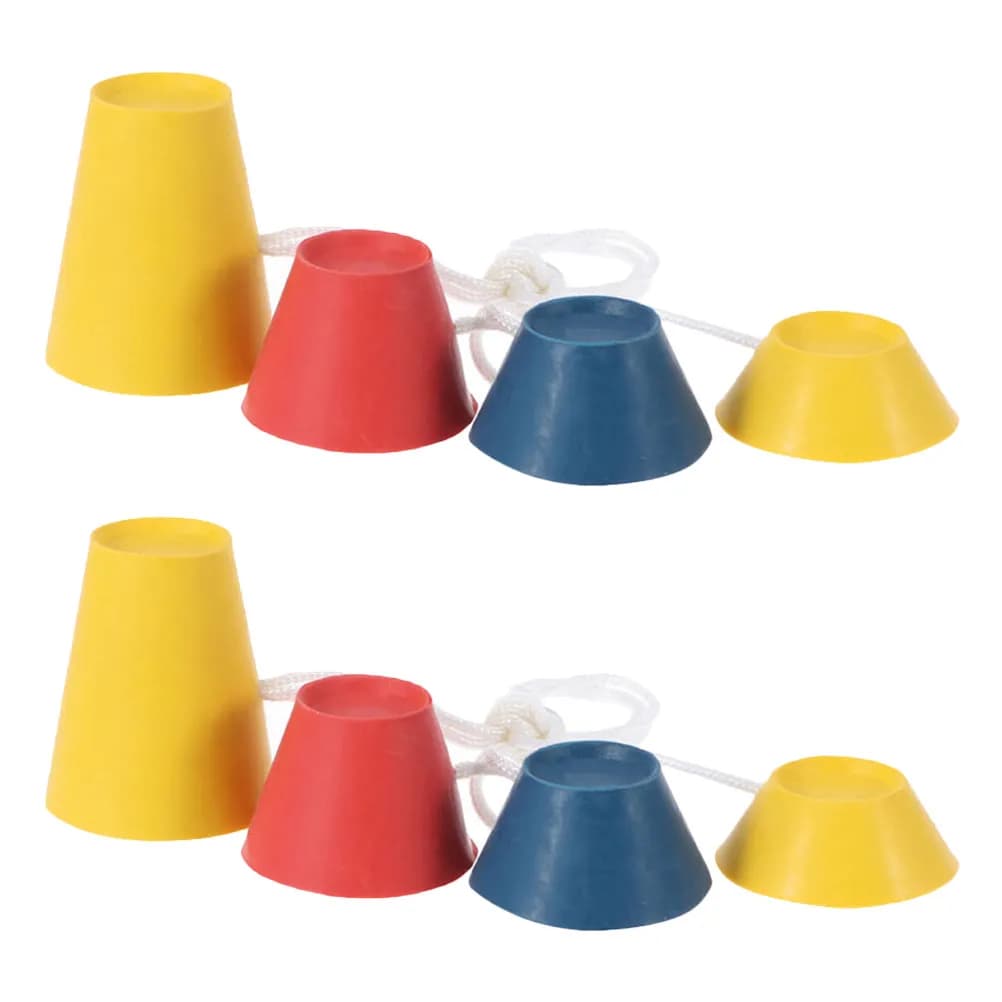 Set di 8 Supporti Premium in Gomma per Palline da Golf, Versatili per Uso Interno ed Esterno, Accessorio per Tappetini da Allenamento e Simulatori di Golf