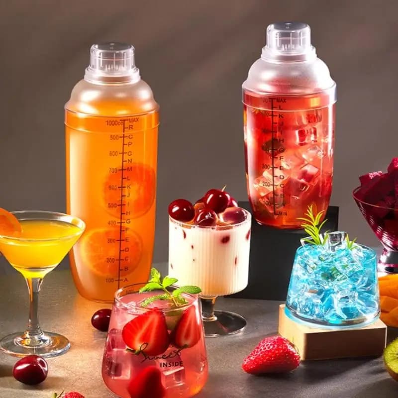 Set da cocktail 3/5/7 pezzi, shaker per cocktail e jigger con misurine, strumenti per miscelare bevande, per barman.