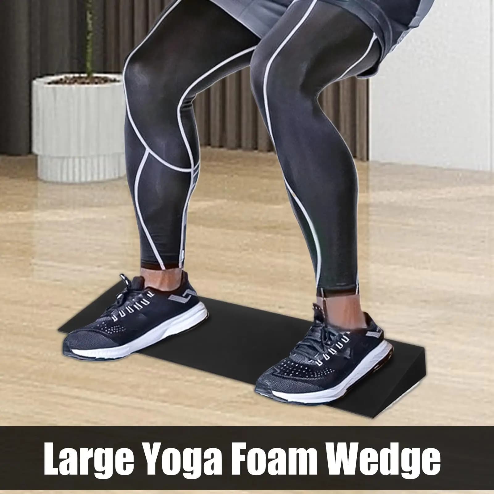 useful Squat Wedge Slant Board For Calf Stretching Heel Elevated Squats Yoga Wedge Block For Pilates Fitness Home Gym Equipment