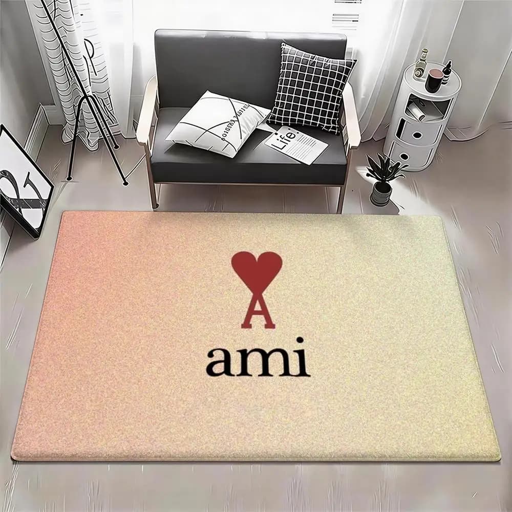 Tappetino da pavimento Character A-Ami Eco - Tappetino in flanella antiscivolo inodore per interni, tappeto morbido in peluche corto per la casa