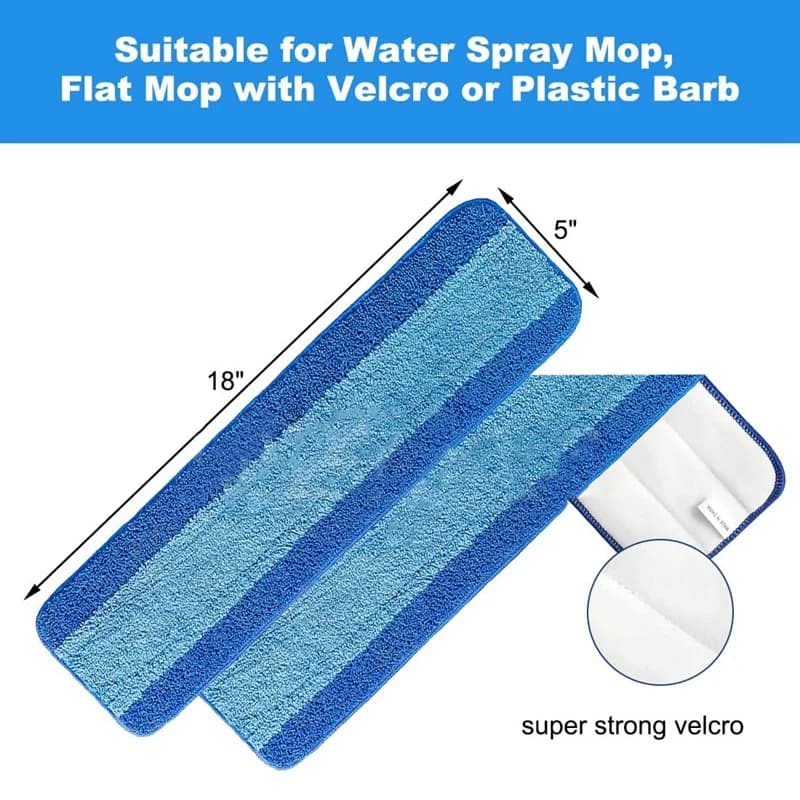 Confezione da 3 panni in microfibra per pulizia, compatibili con il mocio Bona, per la pulizia dei pavimenti in legno duro Bona