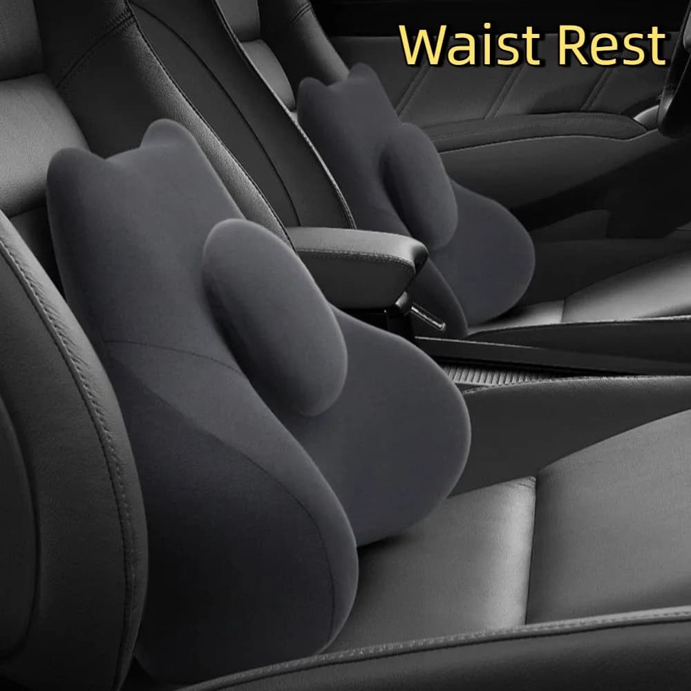 Cuscino Lombare Ergonomico per Sedile, Supporto Lombare Confortevole, Imbottitura Traspirante, Cuscino per Schienale Sedia, Supporto Lombare Reattivo per Sedile Auto