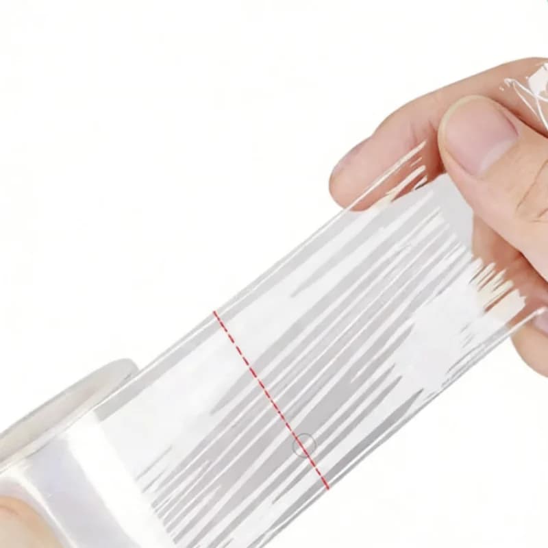 1 Transparent Film Roll for Eyebrows and Lips, Professional Eyelash Transplantation Tool