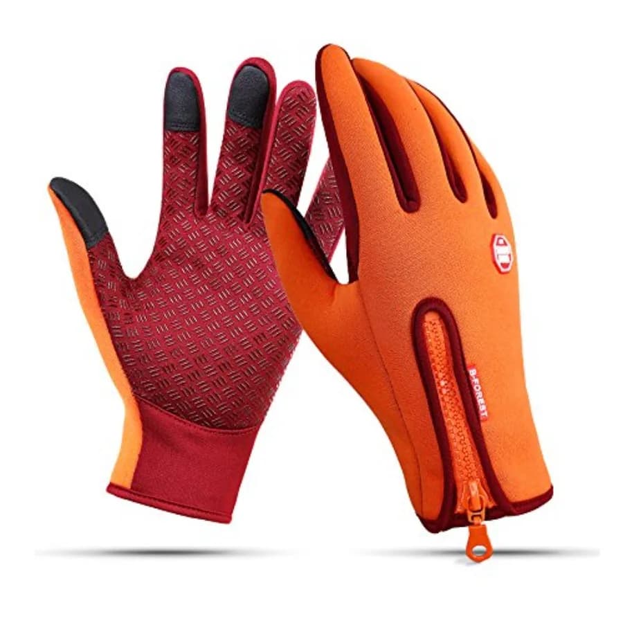 Winter Gloves Touch Screen Warm Gloves Cold Weather Windproof Cycling Driving Riding Bike Telefingers Thermal Gloves Non-Slip S