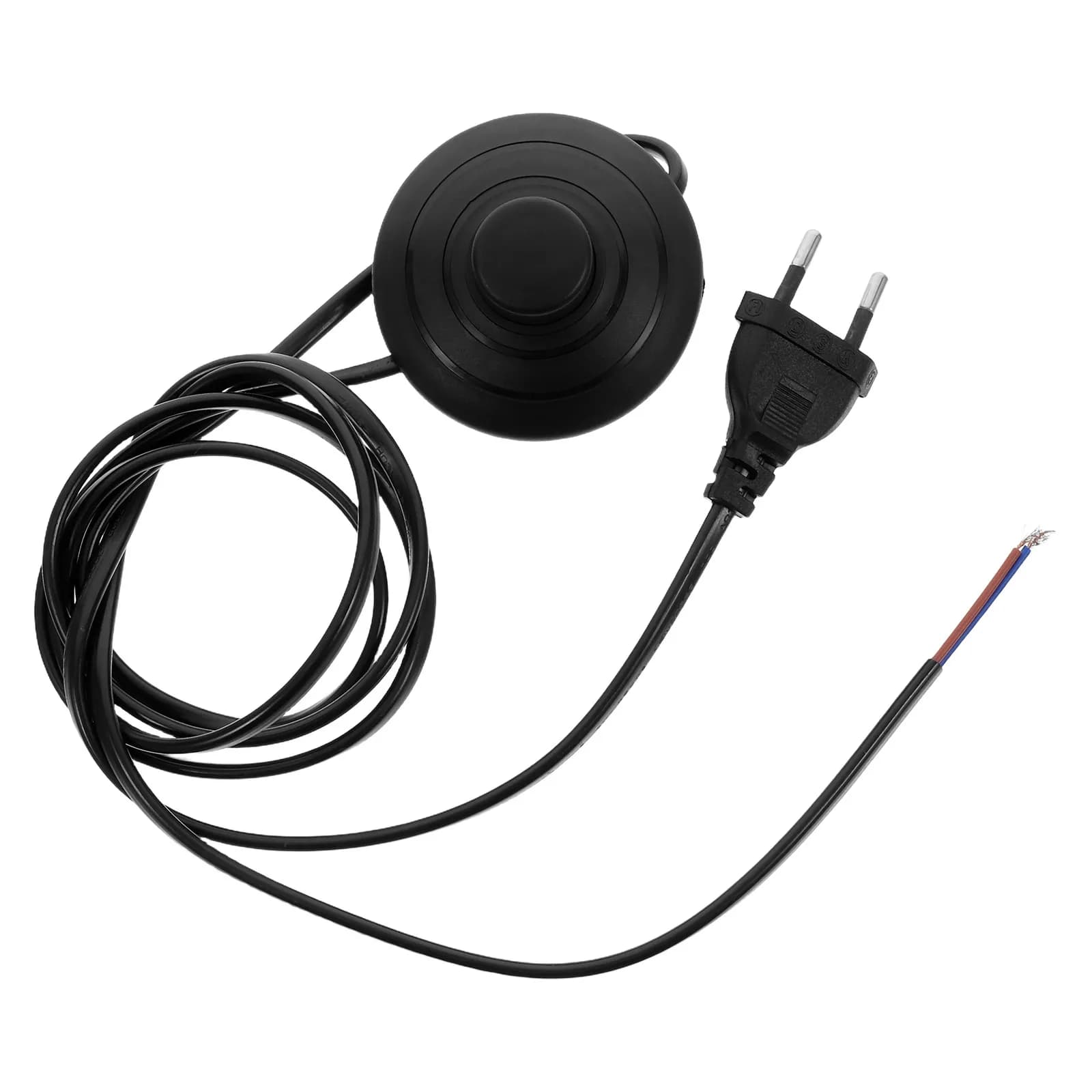 Lamp Power Cord Black Plastic Foot Pedal Switch Easy on Off Control Desk Lamp Lighting Accessories Replacement Cord Switch