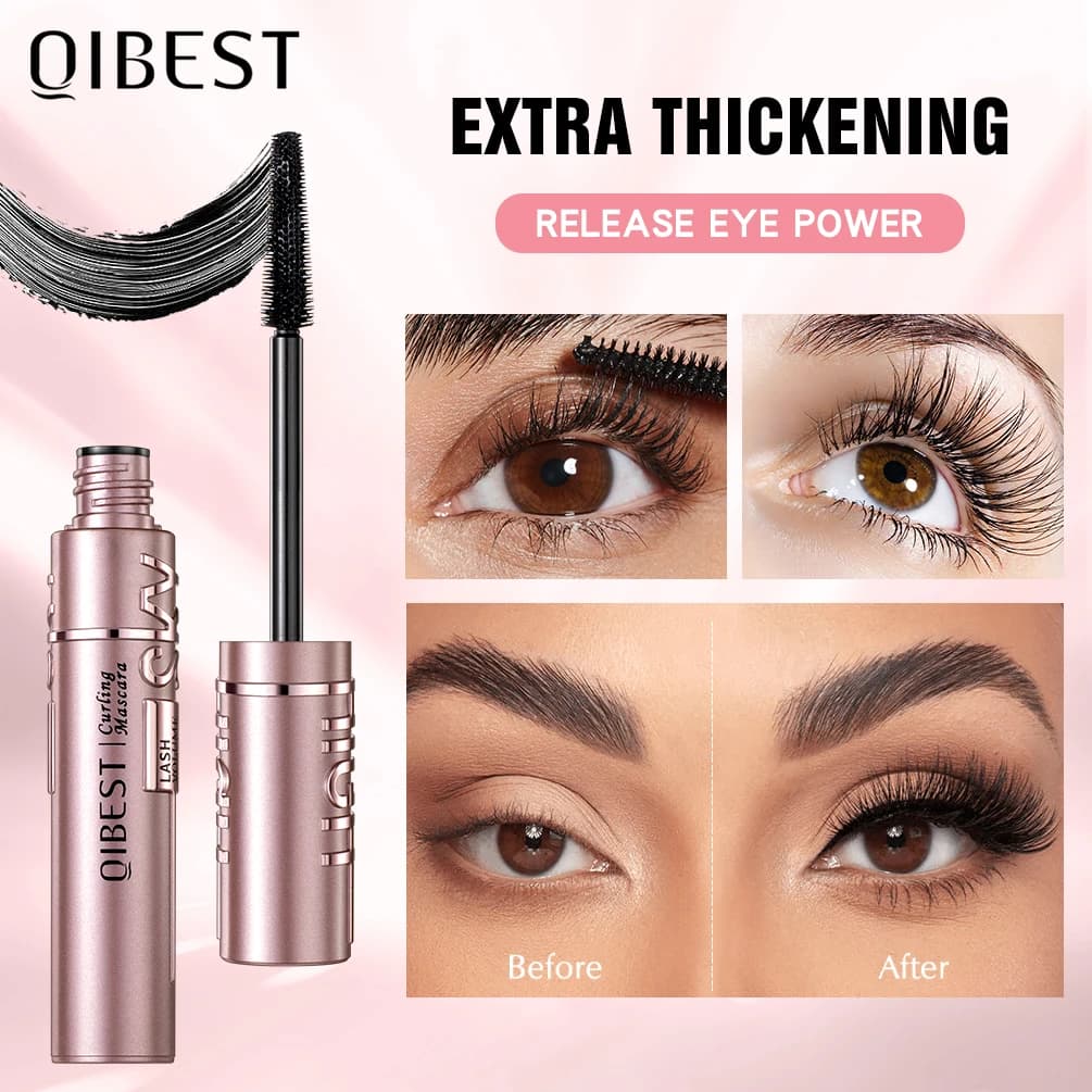 Extensive Eyelash Elongating Mascara Long-Term Raincoat Septic Eyelash Black Extension Chestnut Chest for Beauty Eyes