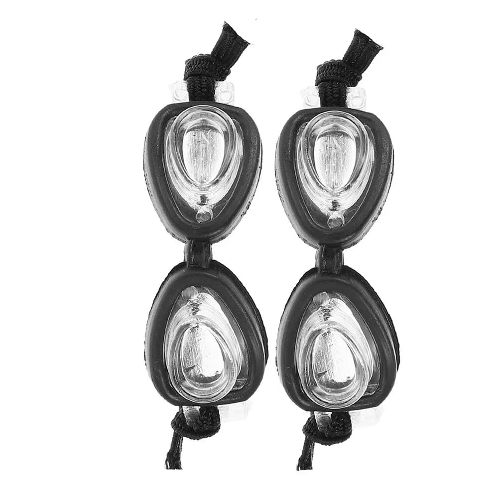 2 Pezzi Occhialini da Nuoto in Miniatura, Accessori Creativi e Realistici per Feste in Piscina Estive, Decorazioni per Casa delle Bambole, Occhialini da Nuoto