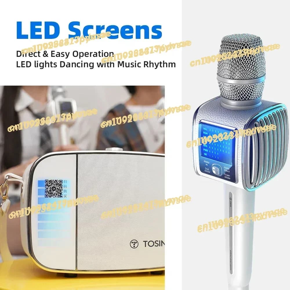 NUOVA Macchina per Karaoke Tosing A9, Altoparlante Bluetooth 50W con 2 Microfoni Wireless per Feste in Casa e all'Aperto