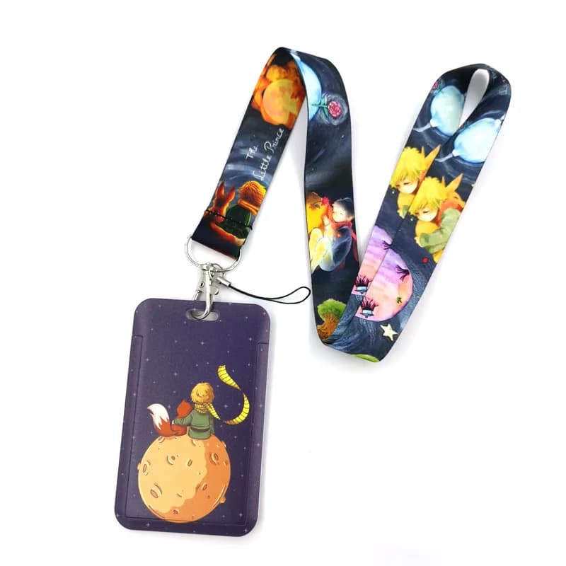 Porta badge identificativo con cordino alla moda, custodia per passaggio autobus, porta carte di credito, porta carte con tracolla