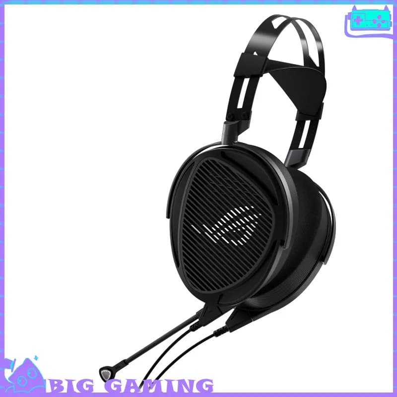 Cuffie da Gaming ROG Kithara Open-Back Planar Magnetic con Driver da 100mm, Cuffie HiFi con Microfono Staccabile per PC, PS5, PS4, Xbox, Switch
