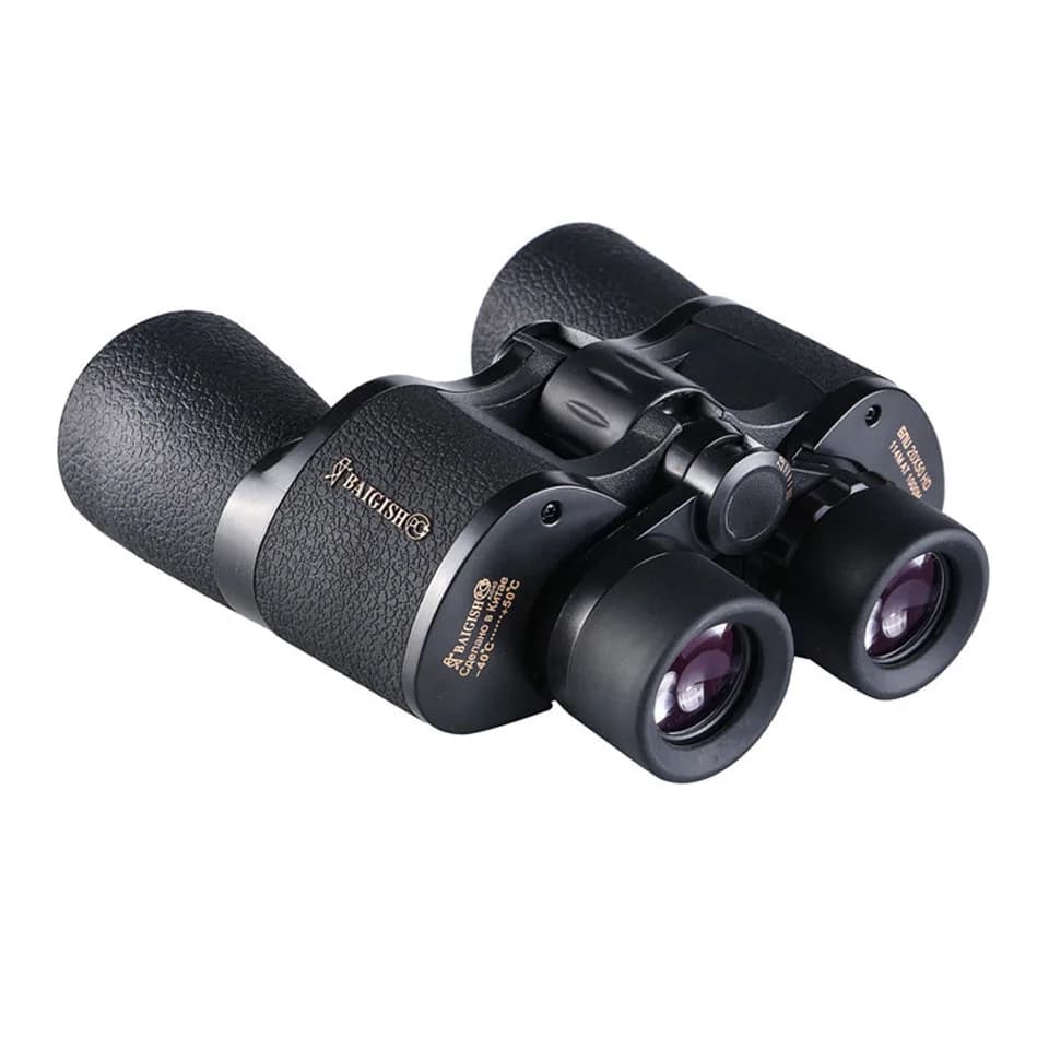 Baigish 20x50 Binocolo A Lungo Raggio Ad Alta Potente Telescopio Turismo Spyglass Per La Caccia di Campeggio Visione Notturna BAK4 Binocolo