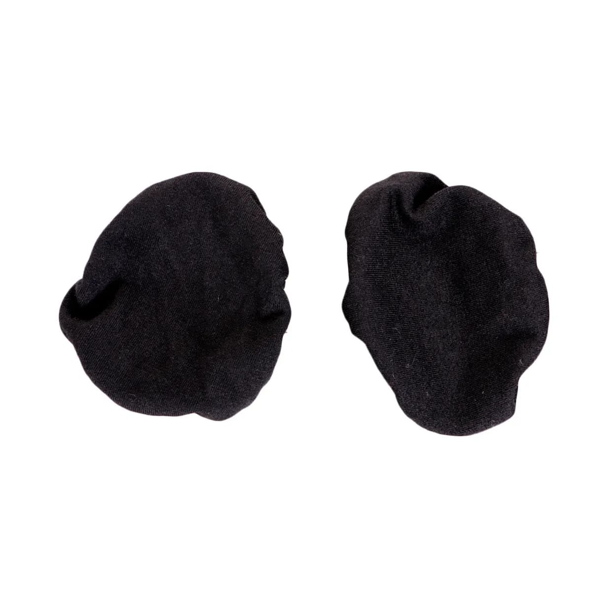 1 paio di coperture elastiche in flanella per cuffie, protezione igienica ad asciugatura rapida, compatibili con cuffie da gioco per aviazione da 6-8,5 cm