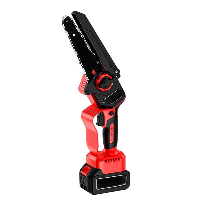 Nuova motosega Seghe a catena elettriche a batteria Mini seghe elettriche portatili ad alto ramo Cesoie da potatura Motosega