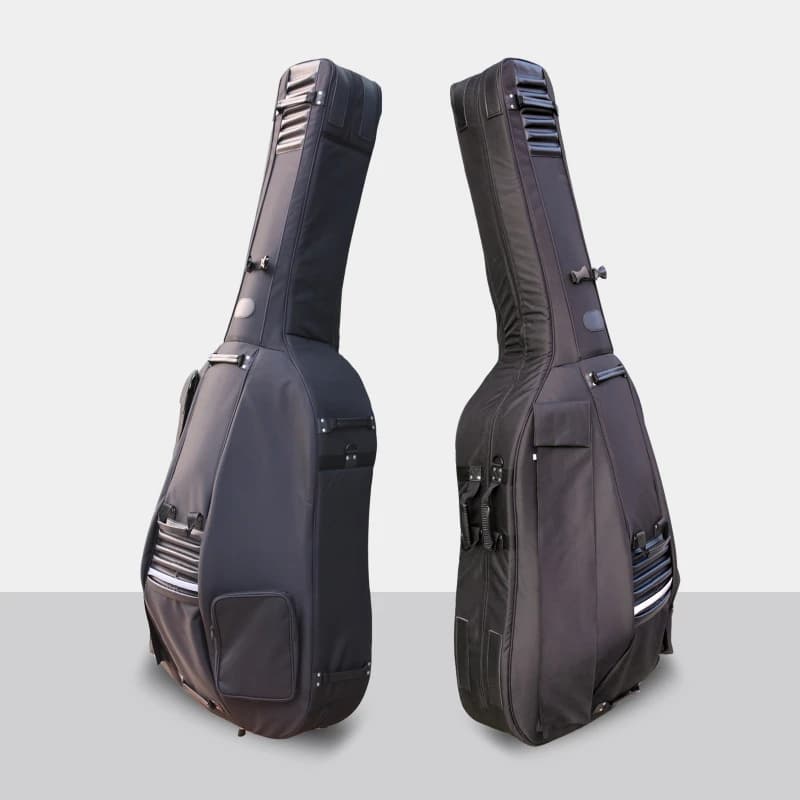Low Reinforced bag, Waterproof Double Shoulder Backpack, Low Case with Wheels, Musical Instrument Accessories