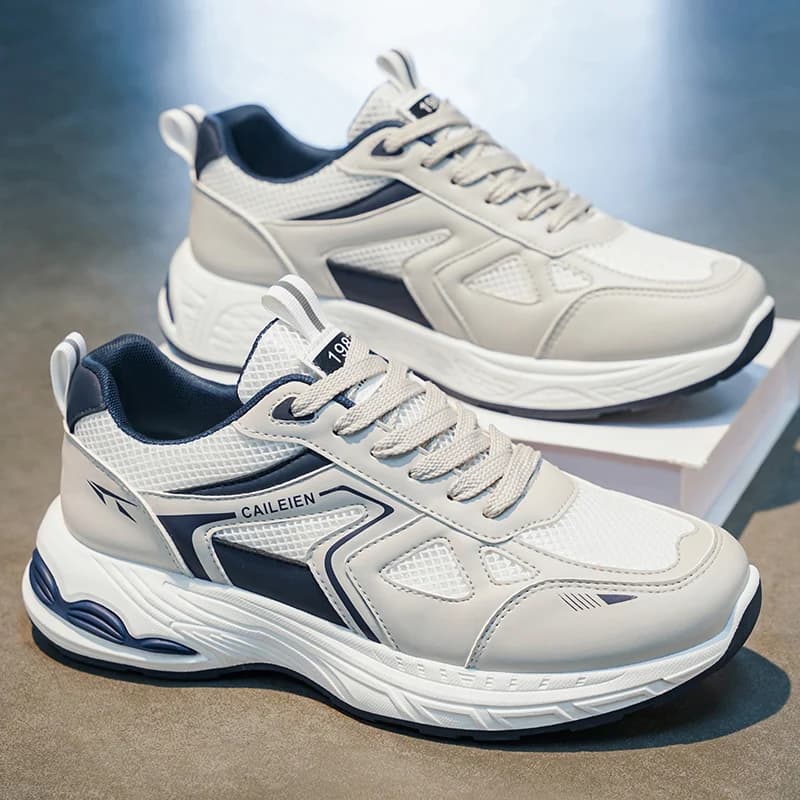 Men's Fashion Athletic Running Shoes, Lightweight Breathable Sneakers, Non-Slip Casual Walking Shoes for All Season Daily