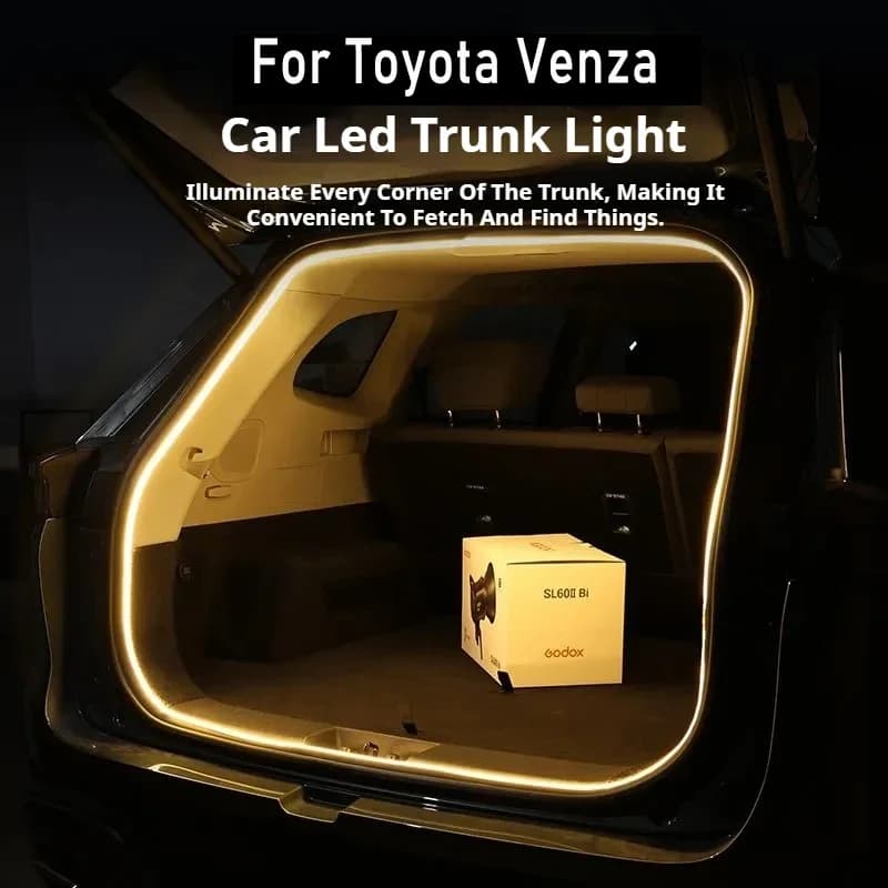 Rear Trunk LED Light Bar Strips Trunk Interior Decorative Lamp Strip Fit For Toyota Venza Auto Interior Accessories