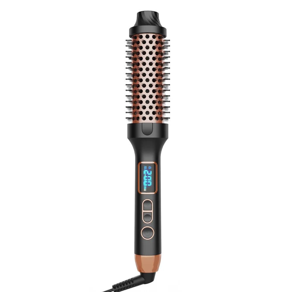 Adjustable temperature ceramic electric curler combs Iron curlers 38 mm negative ion hair curler iron two in one