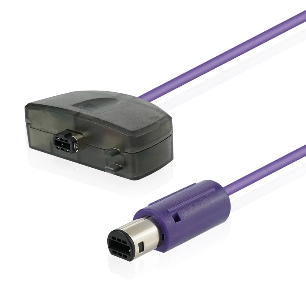 Cavo di collegamento Chiscart 1.8m da GBA a GC, adattatore per Nintendo GameCube Game Boy Advance GBASP multiplayer
