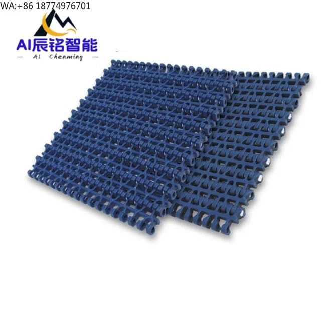 1000F Plate Grid conveyor in POM PP PE for Foods, Parts for Materials Movimentation Equipment, Repair Network Tapes