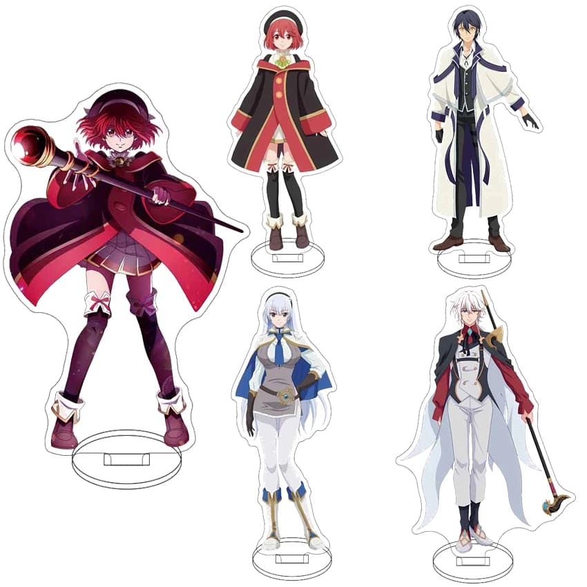 16CM Acrylic Figure Stand Anime The Banished Court Magician Aims to Become the Strongest Aleck Yugurett‌ Cos Ornaments Gifts