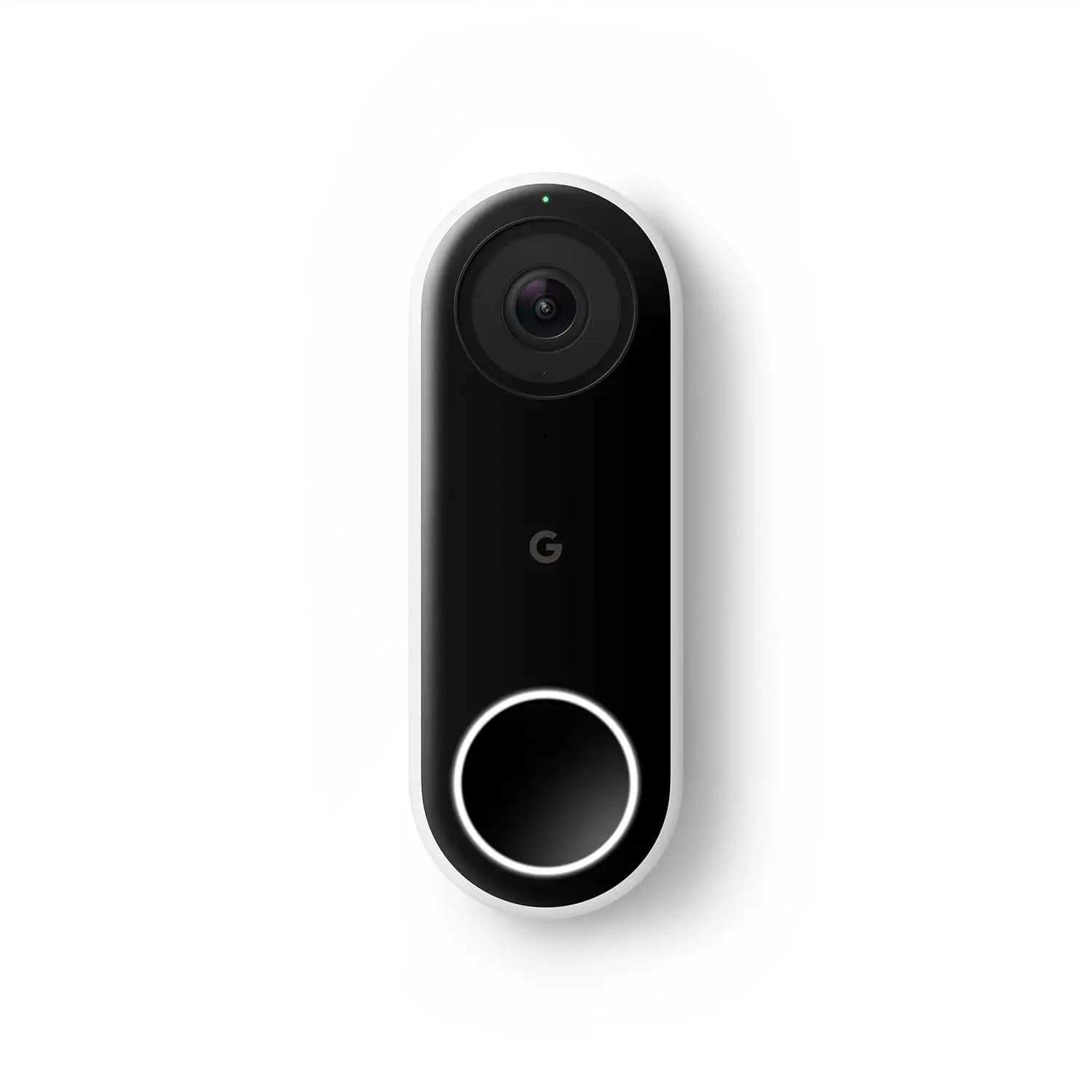 Intelligent wired video doorbell with 24/7 streaming, HDR camera, night vision and alerts for people for home security
