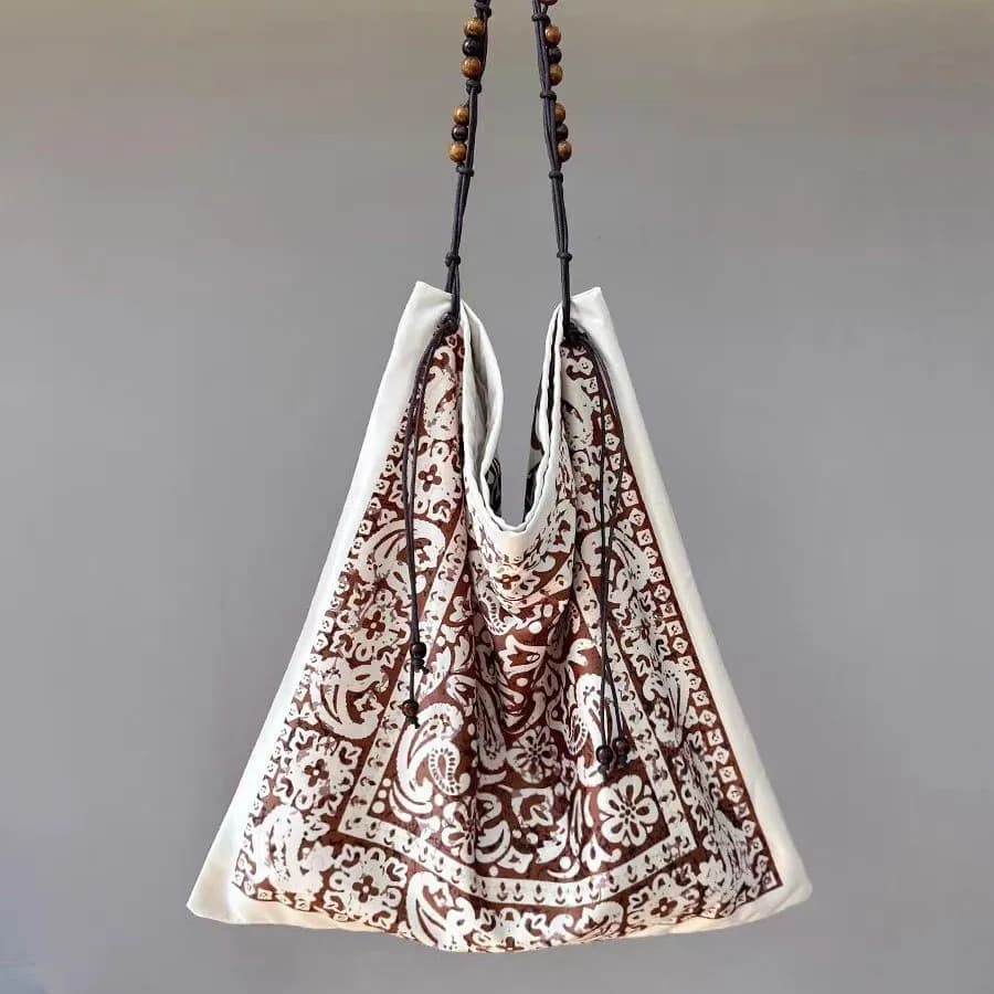 2025 Borsa a tracolla singola in tessuto con sciarpa di seta stampata fronte-retro Borsa a tracolla singola da donna estiva pigra Borsa quadrata in seta morbida