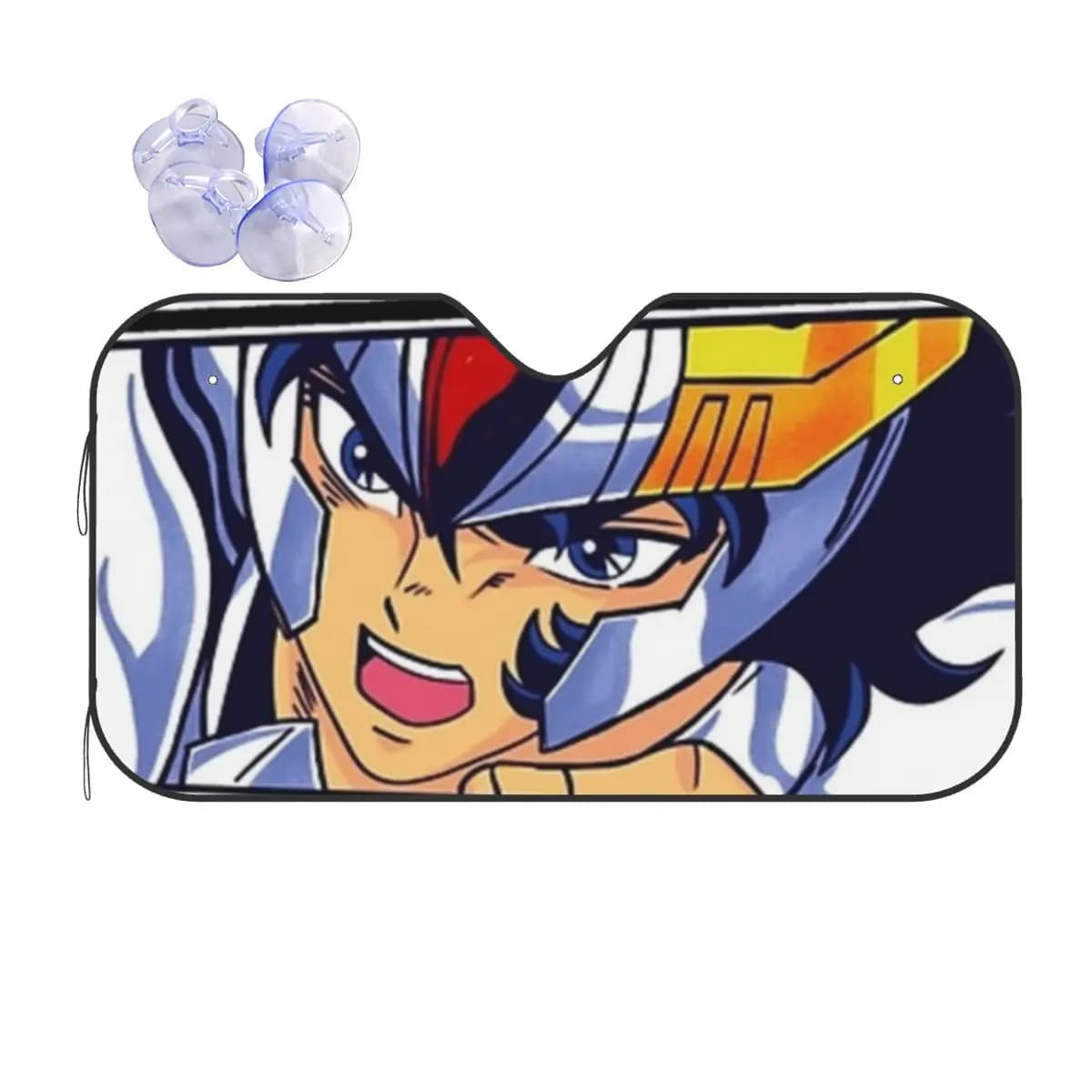 Cavalieri dello zodiaco Anime Parasole Parabrezza Pieghevole Parabrezza anteriore per auto 76x140 cm Parasole Visiera Protezione UV