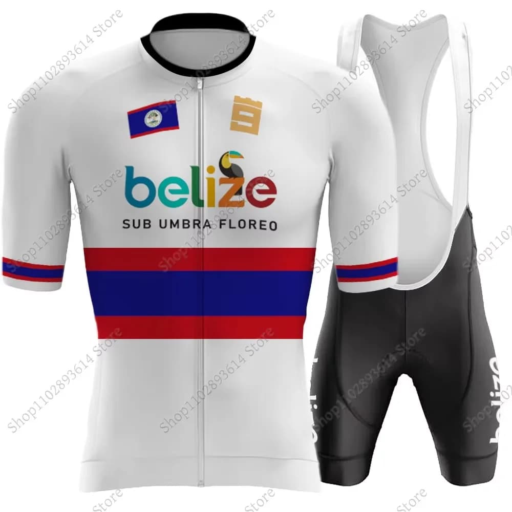 2026 Belize National Team Cycling Jersey Set Men Summer Clothing Short Sleeve Road Bike Shirts Suit MTB Shorts Wear Maillot Ropa