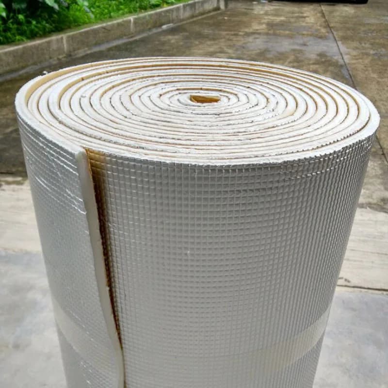 1 rotolo 1m * 10m Uminum Foil Cotton Car Thermal Insulation Film Car Truck isolamento termico marmitta Pad schiuma di protezione antincendio