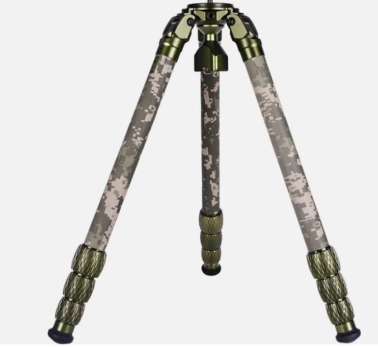 Sirui CT-3204 Pro gambe per treppiede in carbonio a 4 gradini solo verde Digi Camo piatto/ciotola da 75mm