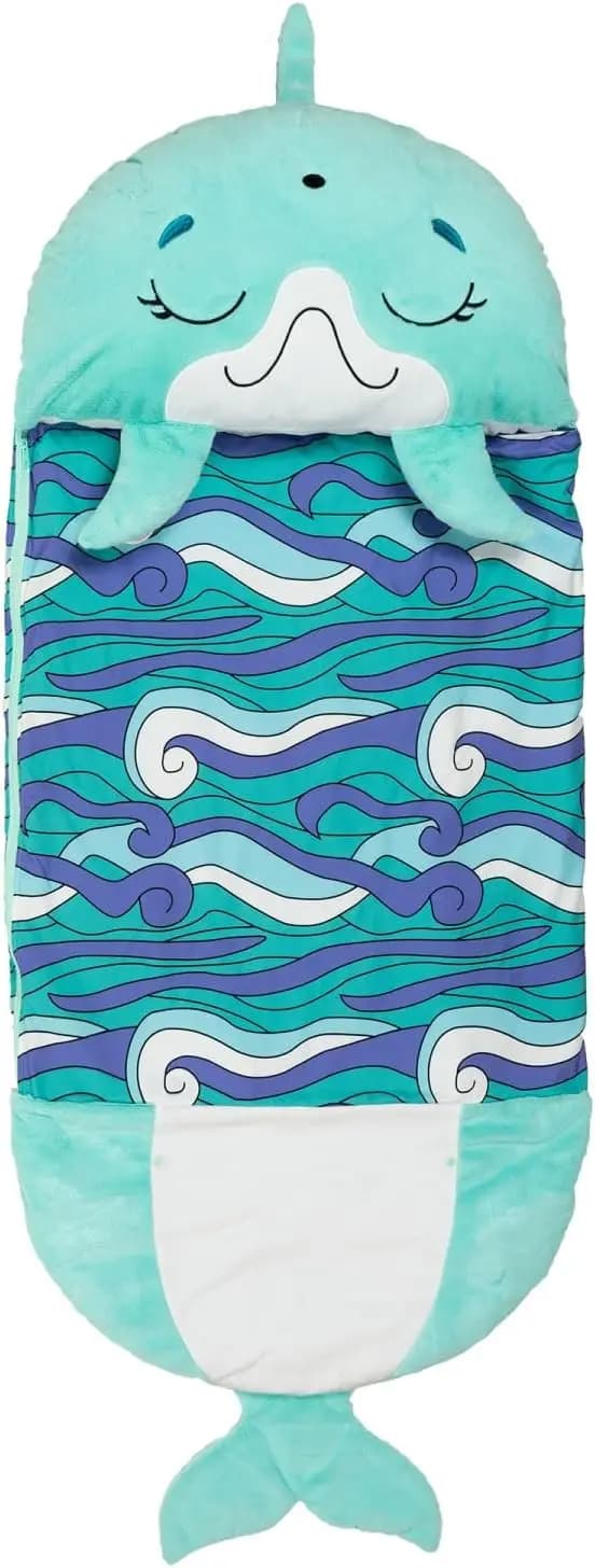 Bearing and Pearing Combined with Dolphin Shape by 54 Inches, Ultra Soft and Comfortable for All Seasons, Children's Compact