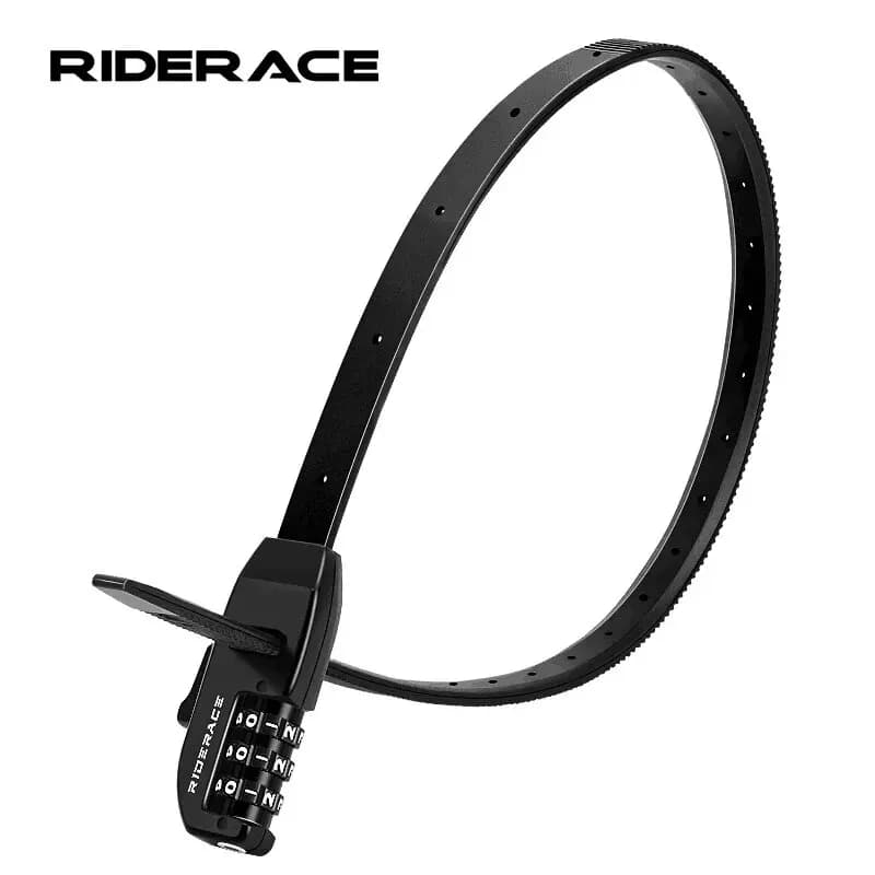 RIDERACE Password Tie Lock bicycle multipurpose Scooter electric motorcycle anti-theft 3 digit lock for helmet bike black
