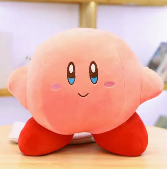 -30 cm! ! Peluche Anime Star Kirby, Morbido Pupazzo Imbottito, Cuscino Rosa Soffice, Decorazione per la Camera, Giocattolo Regalo per Bambini