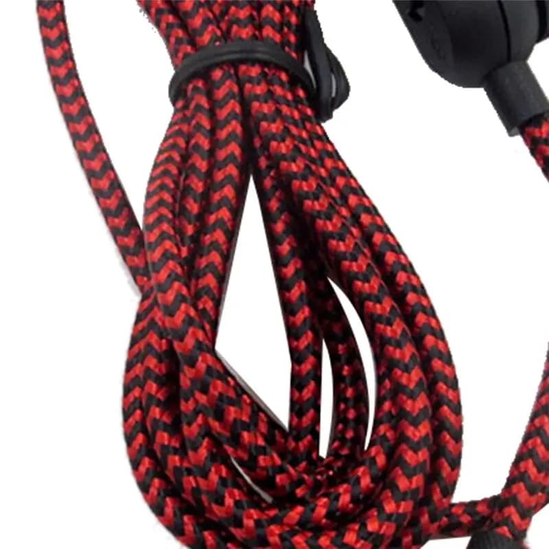 DTC5 Braided Replacement Cable Extension Cord Wire for G433 G233 G Pro X Gaming Headset with Volume Control Clip