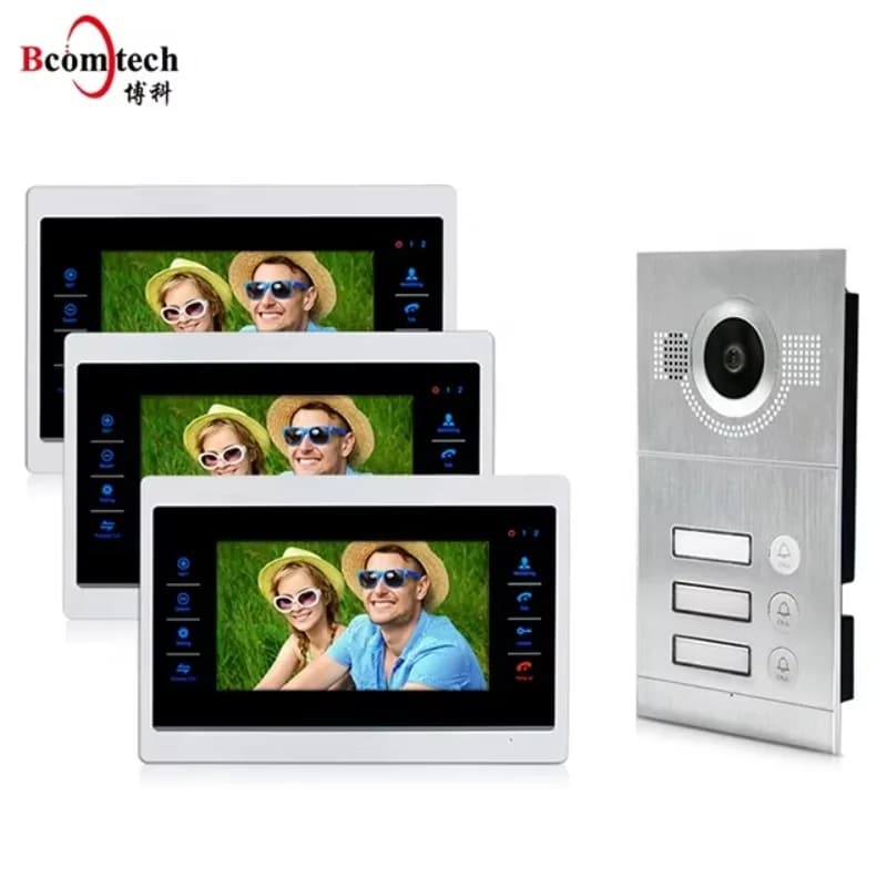 Factory Direct 7inch Motion Detection Video Door Phone Metal Video Doorbell for Villa Apartment