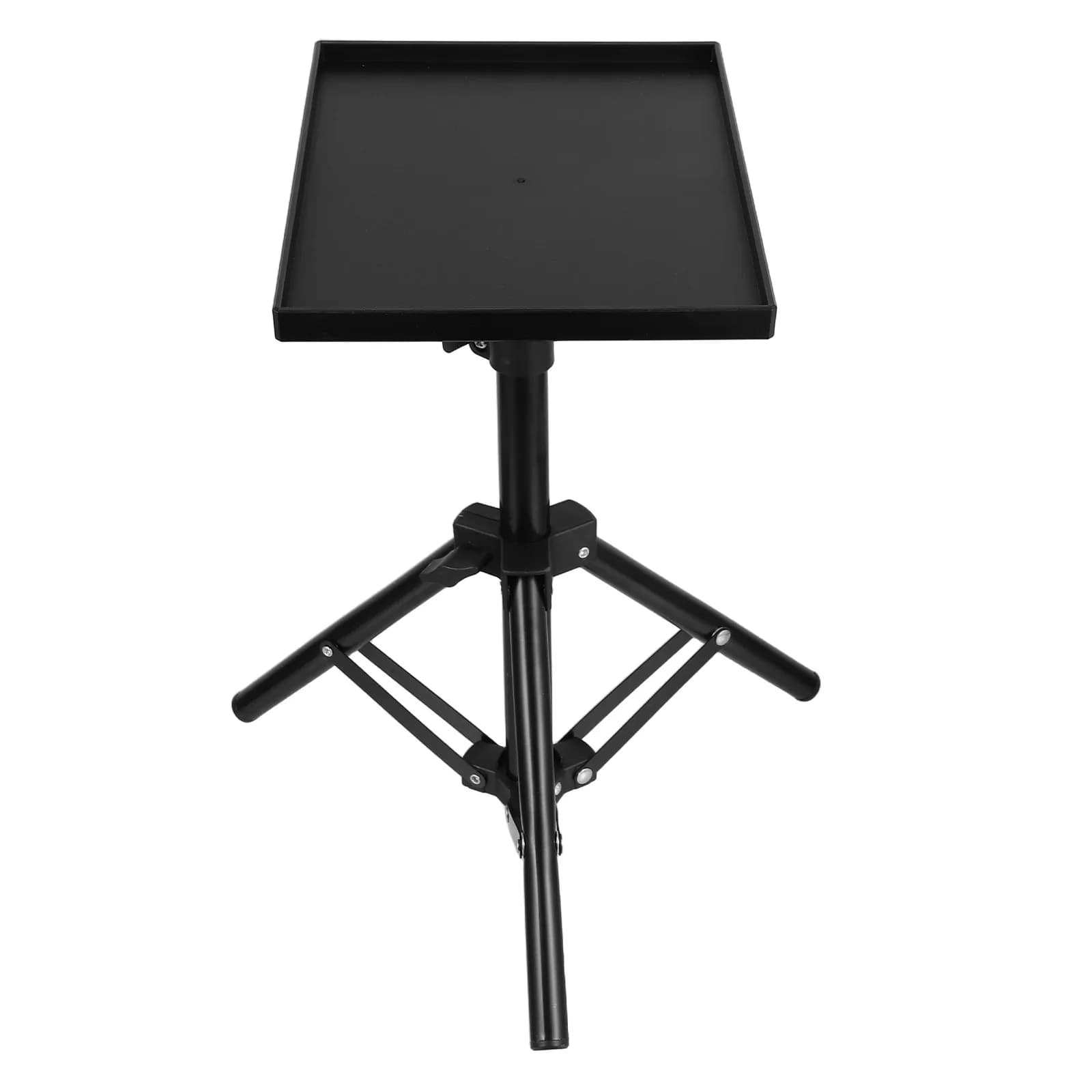Supporto per Proiettore Regolabile a Treppiede, Costruzione Robusta in ABS e Ferro, Vassoio Antiscivolo Stabile per Proiettore, Laptop, Fotocamera, Uso Esterno