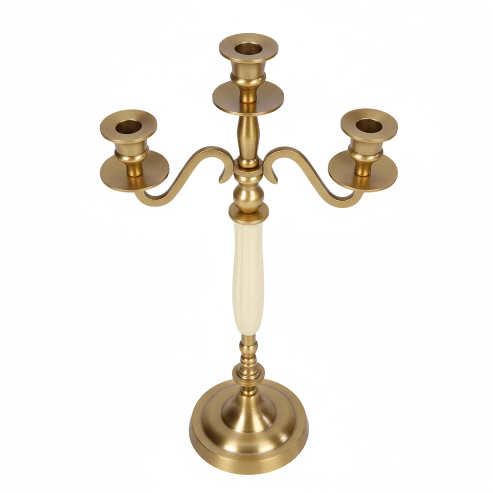 Candelabro in Metallo a 3/5 Bracci Portacandele per Matrimoni Eventi Tavola da Pranzo Decorazioni Natalizie e per la Casa