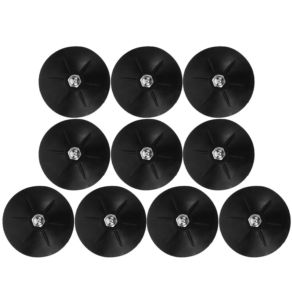 10Pcs Stable Suction Base Rubber Heavy Duty Punching Bag Replacement Parts Freestanding Sandbag Holder for Kickboxing Home Gym