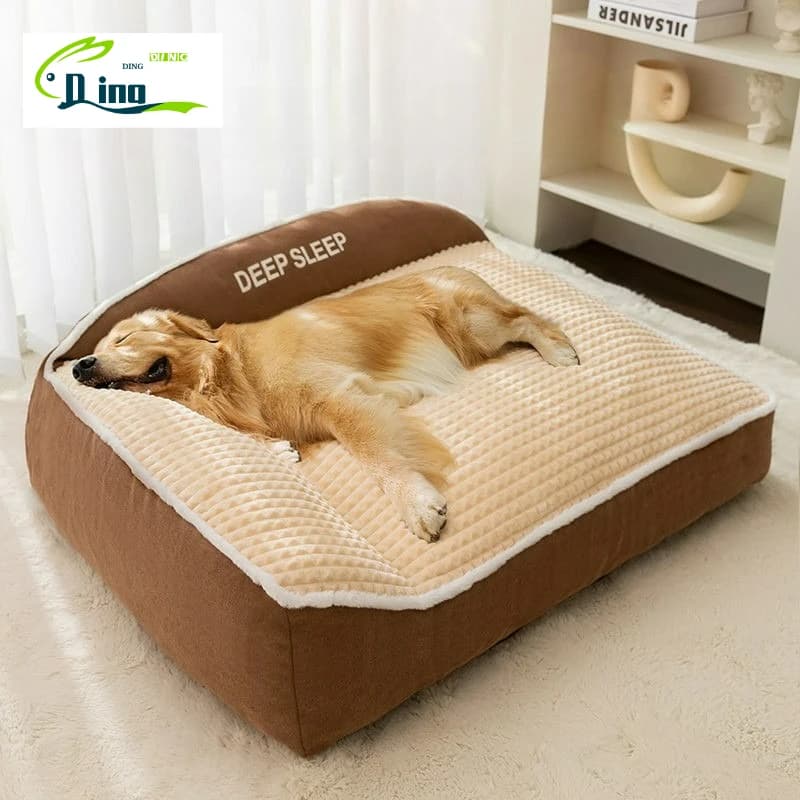Luxury winter hot large sofa bed for dogs dog kneeling cat mats pillow for home sofa bed for pets large and small dog mat