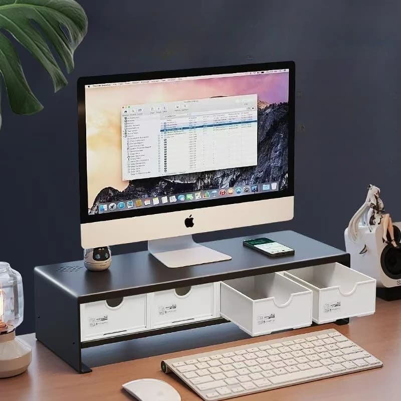 Monitor Height Stand Screen Height Increase Shelf Home Desktop Computer Decoration Display Shelves Office Table Organizer Box