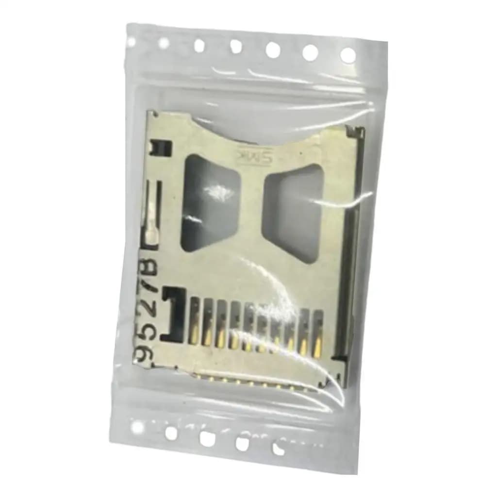 Silver Alloy Memory Card Reader Socket for PSP 1000 2000 3000 Game Accessories Repair Tool