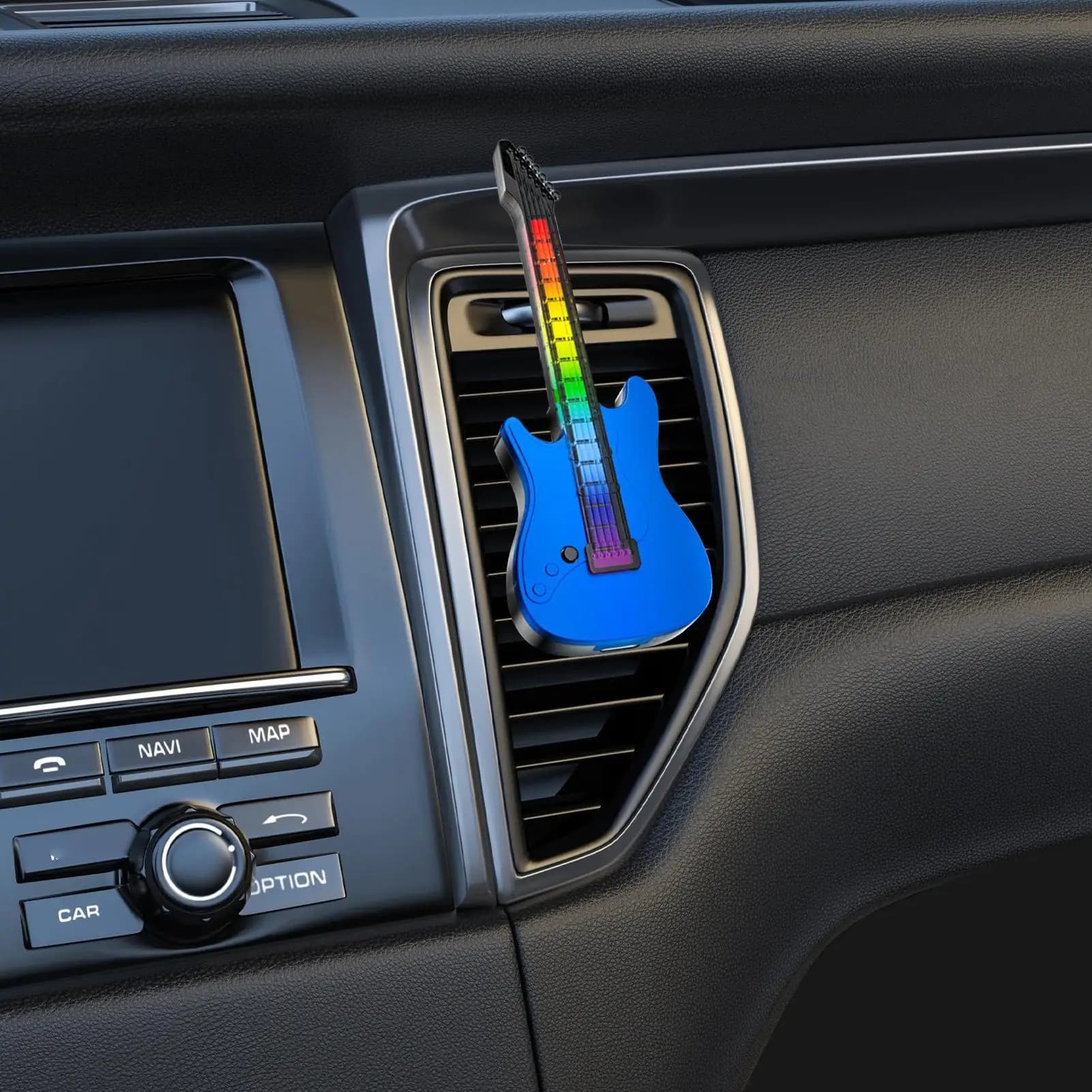 Car Deodorant Car Odor Removal Device with Atmospheric Light Automotive Indoor Accessories Deodorant for Long-Term Environment