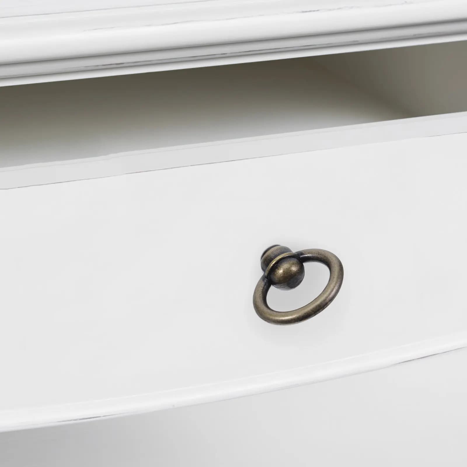 Maniglie per cassetti e armadietti in bronzo, pomelli vintage per cucina e comodino, maniglie rotonde in metallo per cassettiere, stile classico