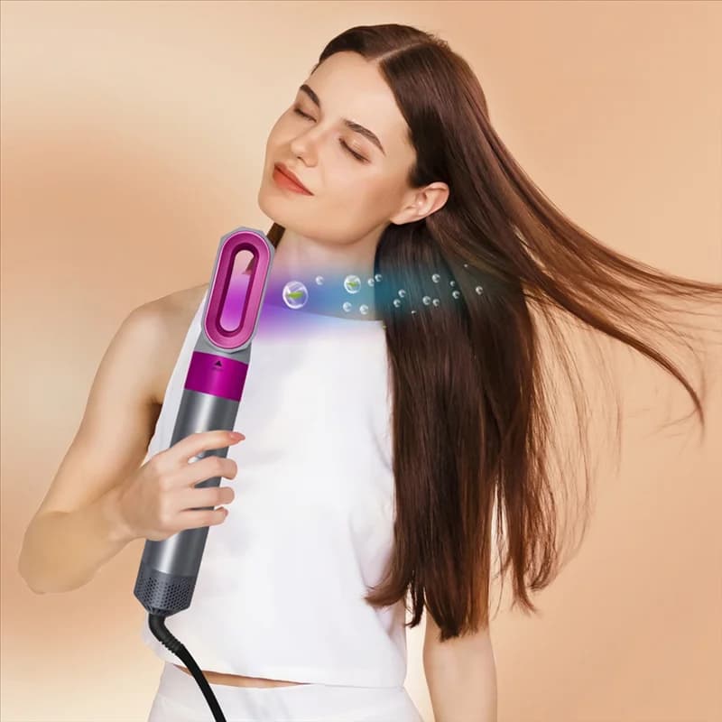 adB07R ad Automatic Hair Dryer 5 in 1 Electric Hair Brush for Plate Dyson Airwrap Hot Air Comb Home Use