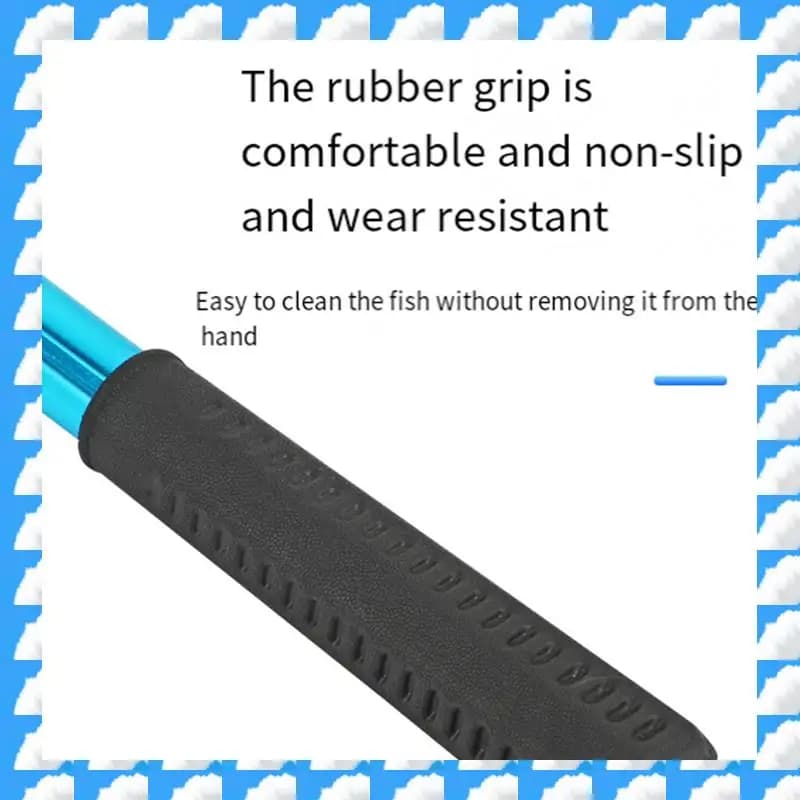 ONGE 75-90 cm pieghevole da pesca Brail Net telescopico guadino da pesca Scoop Net durevole blu
