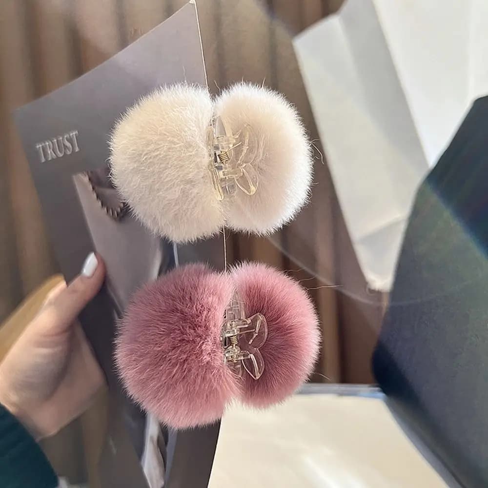 Clip fissa per coda di cavallo alta Artiglio per capelli da donna Mini copricapo per bambini in tinta unita Fermaglio per capelli stile coreano Piccolo artiglio per capelli a forcina