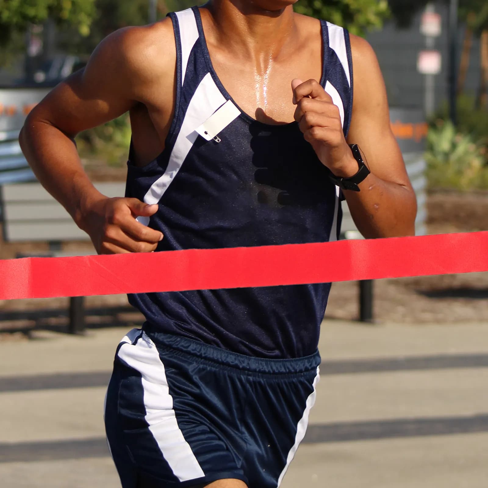 1 Rotolo di Cintura da Corsa, Cinghia di Finitura per Atletica, Pratica e Resistente per Eventi su Pista e Campo, Cintura di Sicurezza per la Corsa